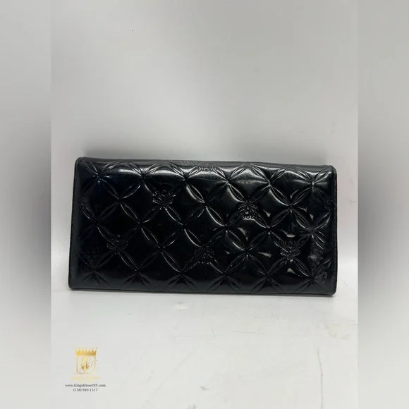 MCM Quilted Patent Leather Wallet - Picture 4 of 14